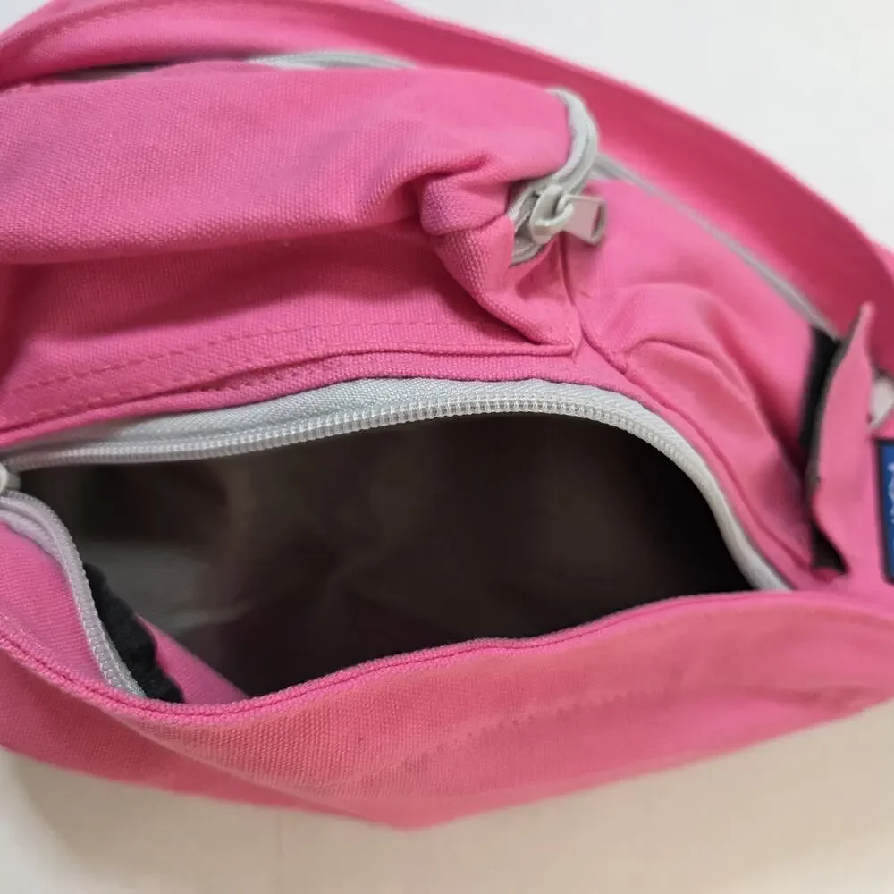 KAVU Rope Bag Pink Sling Crossbody Backpack 100% Cotton NWT